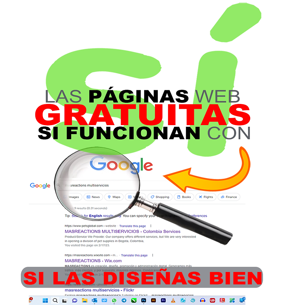 Independientemente de lo que digan, las páginas gratuitas si son identificadas por las búsquedas de Google, siempre y cuando haya sido bien elaboradas, diseñadas e indexadas.