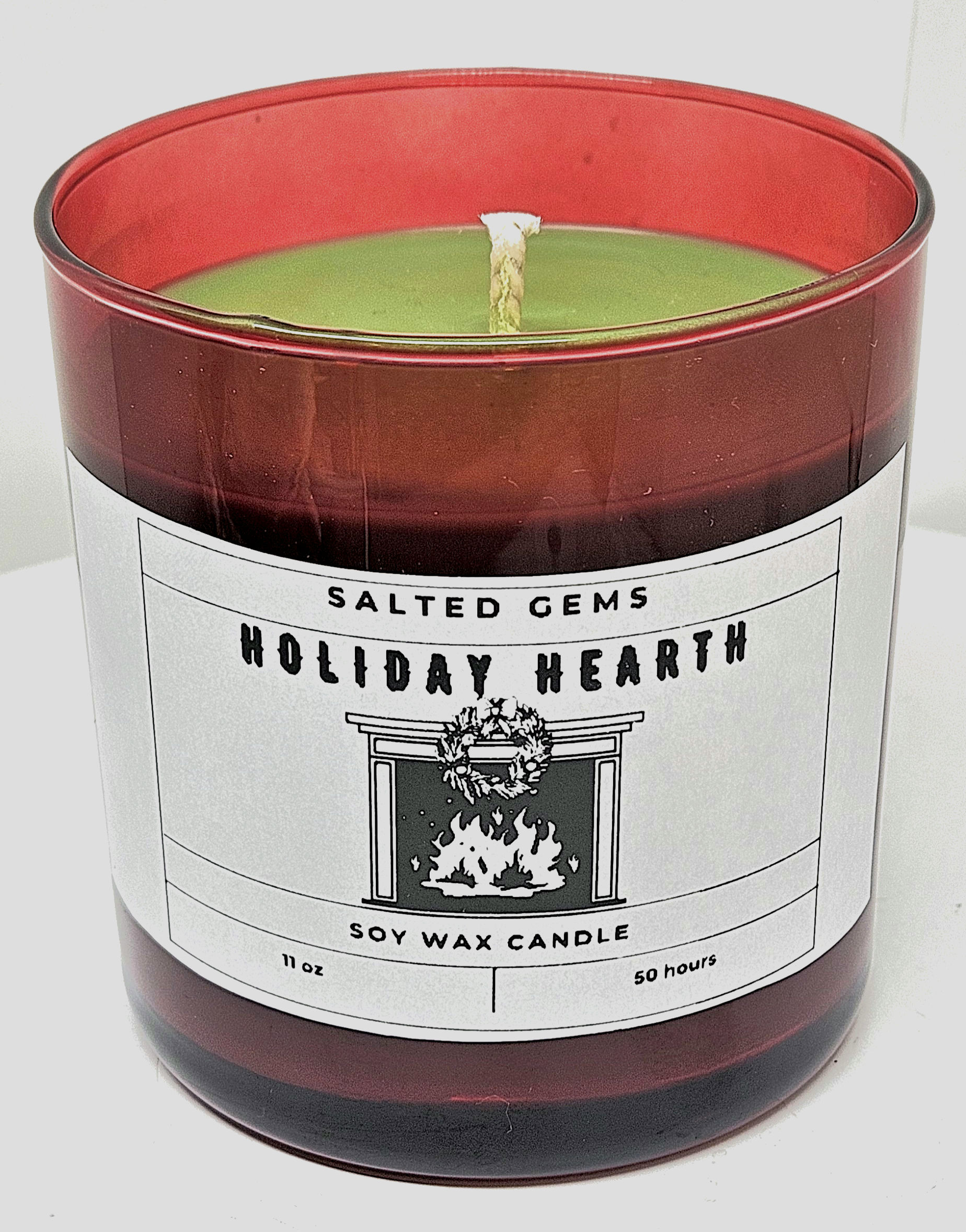 Holiday Hearth Candle