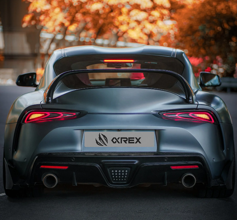 Thumbnail: AlphaRex A90 Supra FT-1 LUXX Tail Lights Vivid Red