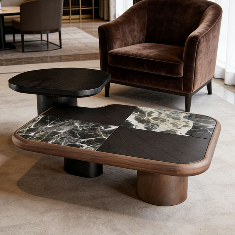 Modern Patchwork Low Table