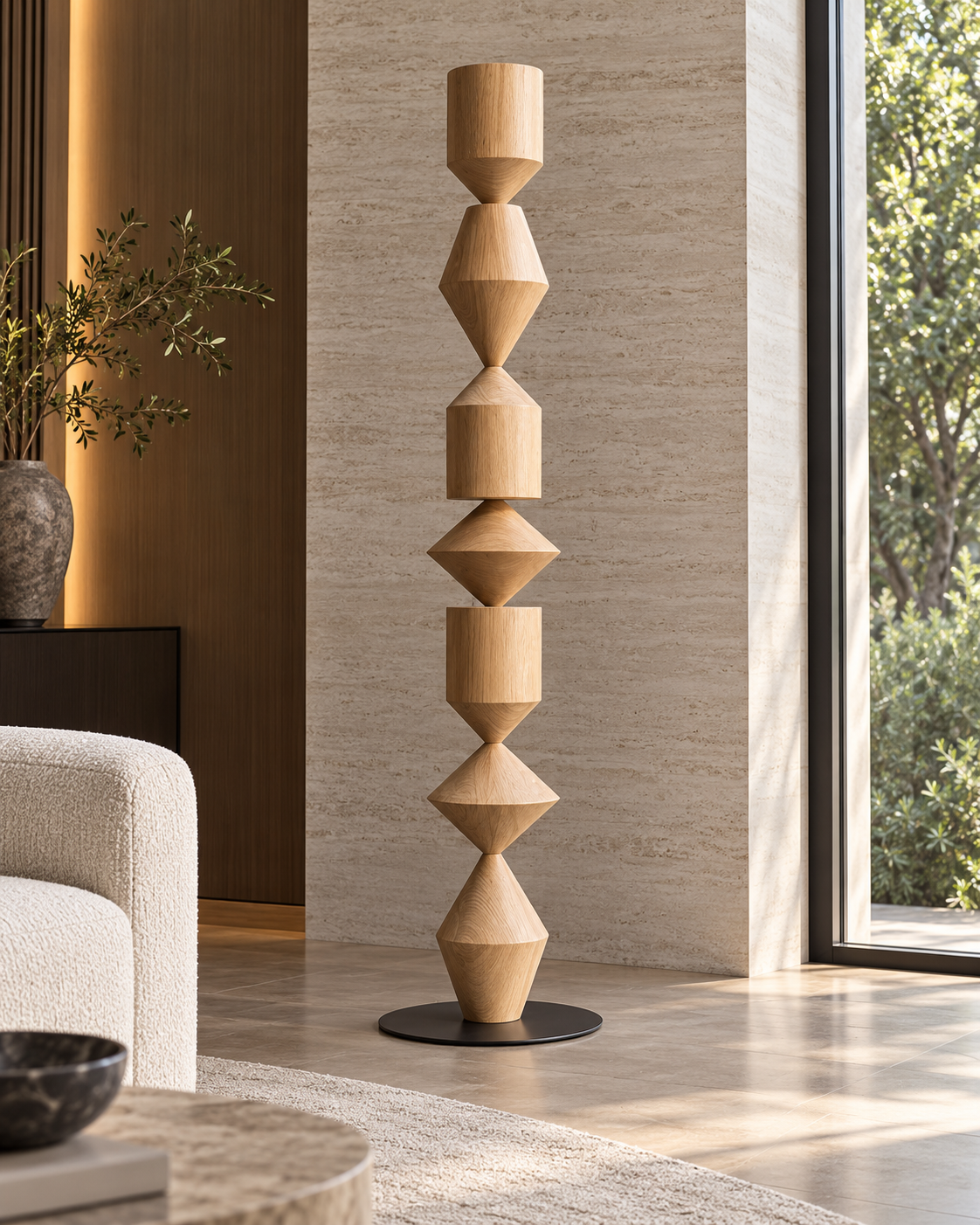 Contemporary Warm White LED Floor Lamp