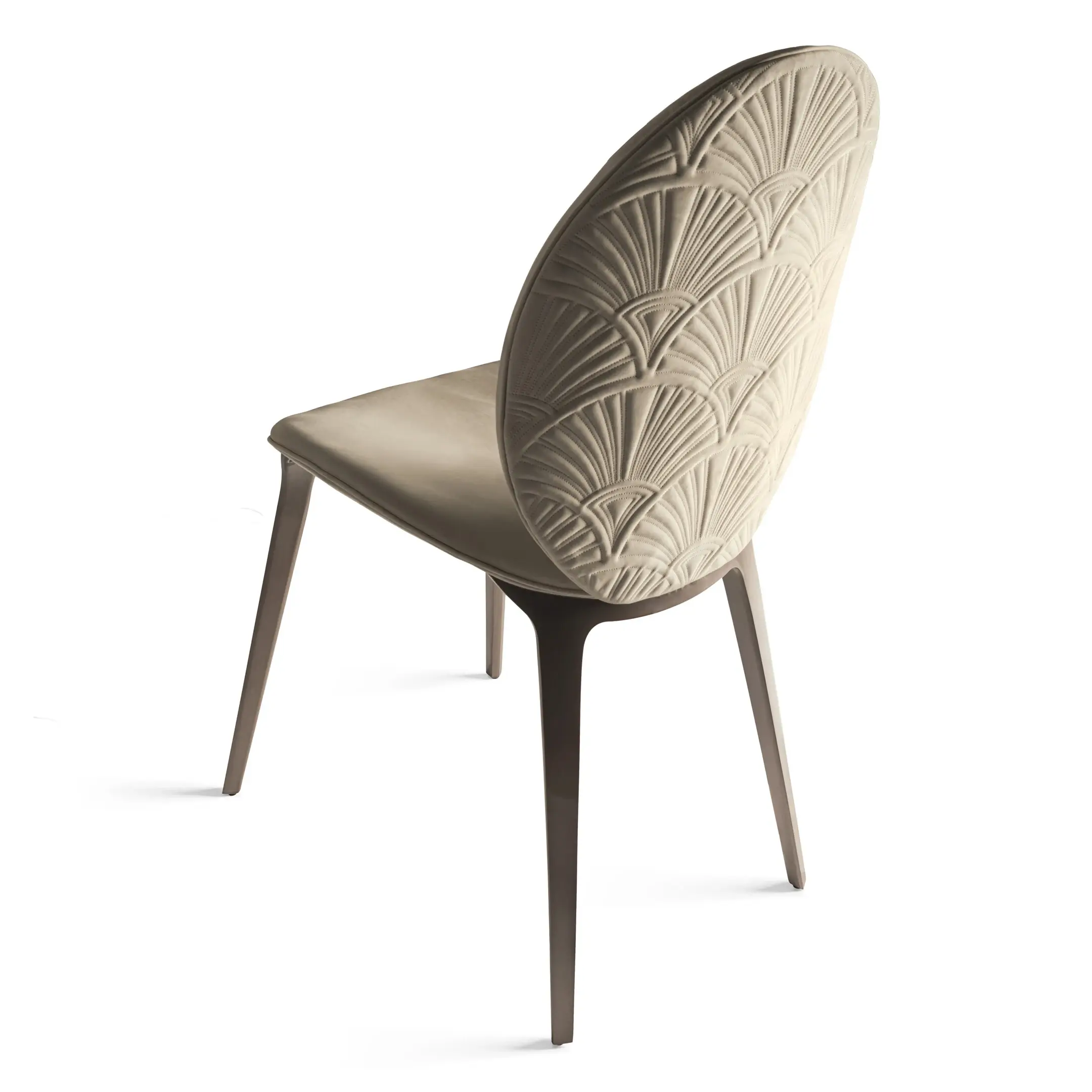 Italian Modern Luxury Genuine Leather Dining Chair