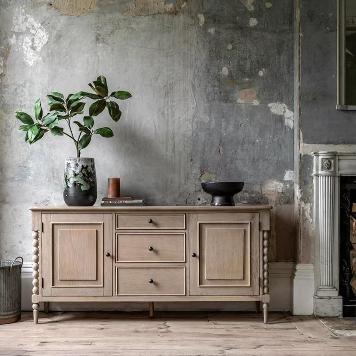Solid Wood Credenza