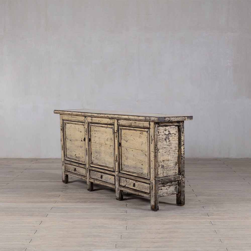 Distressed Wooden Sideboard
