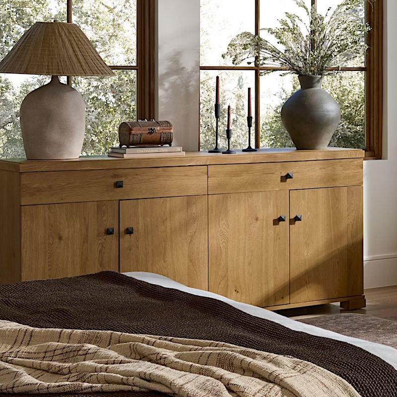 Wood Storage Credenza