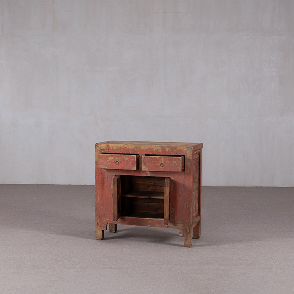 Distressed Wooden Nightstand