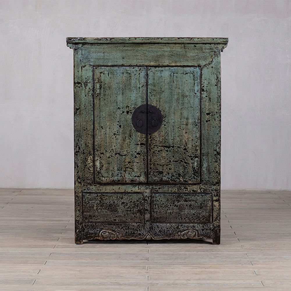 Antique Wooden Storage Armoire