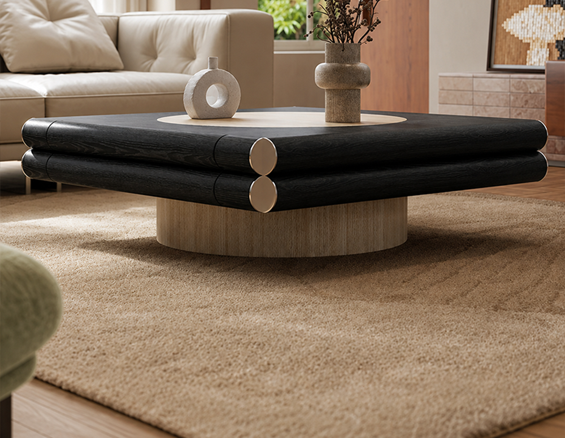 Modern Designer Square Coffee Table