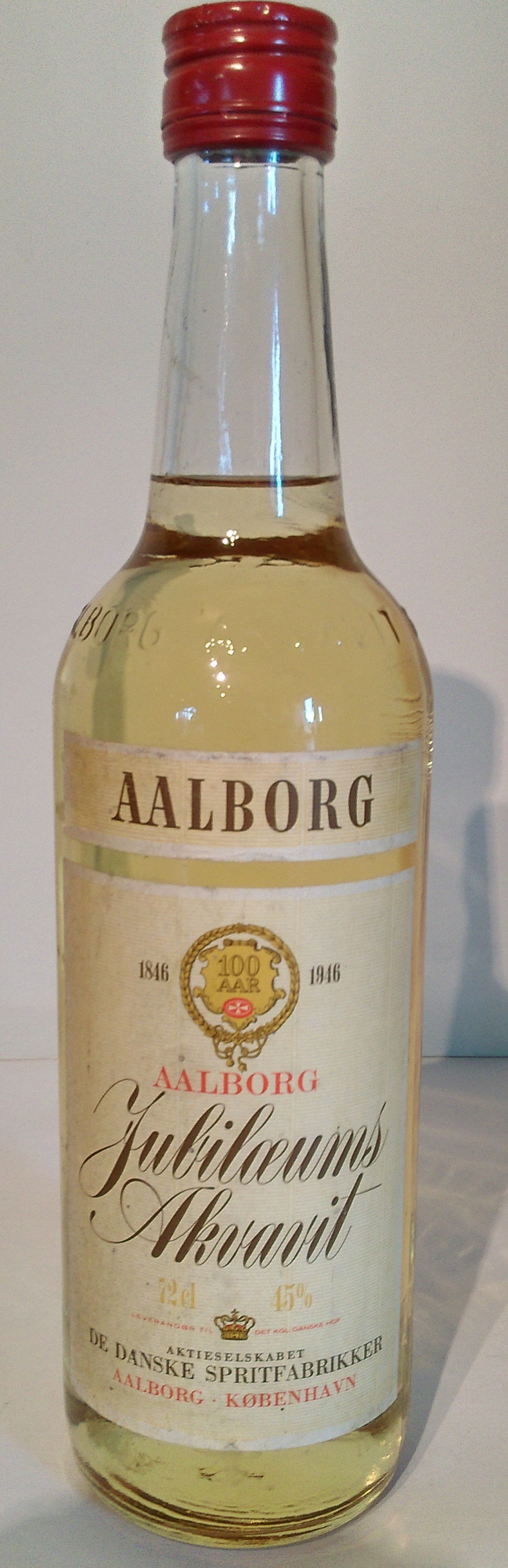 Aalborg Akvavit Jubilaeums, Denmark, 1970s, 72cl