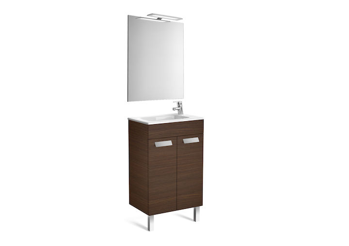 Debba 500x360x720 Pack (doors, basin, mirror and LED spotlight)