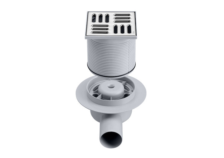In-Drain 105x105 IN-DRAIN BASIC SQ - Drain kit with cover plate