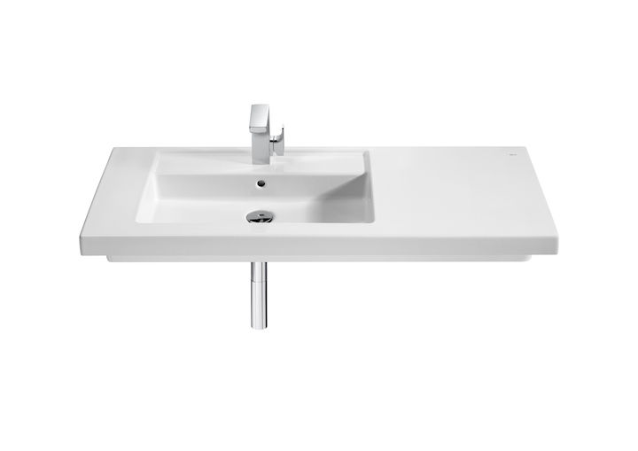 Prisma 1100x450x130 Wall-hung or vanity left hand