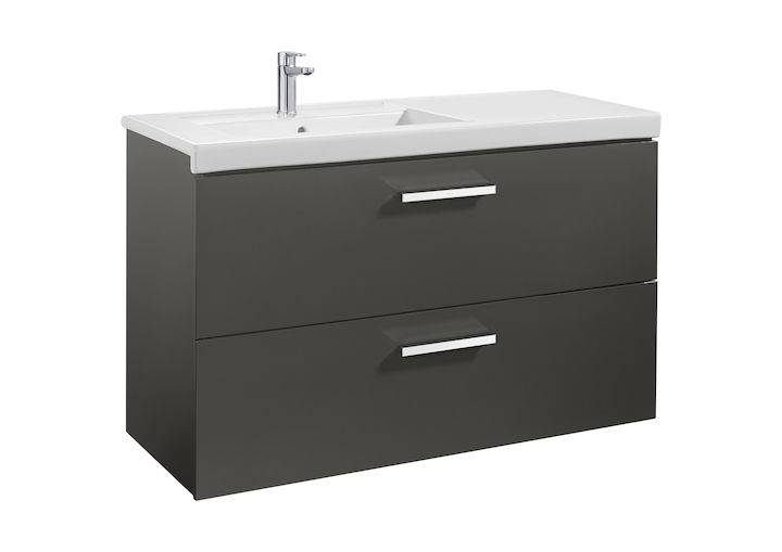 Prisma 1100x460x694 Unik (2 drawers and left hand basin)