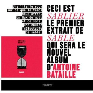 ANTOINE BATAILLE ➤ "SABLIER" : 1er extrait de son prochain album "Sable"