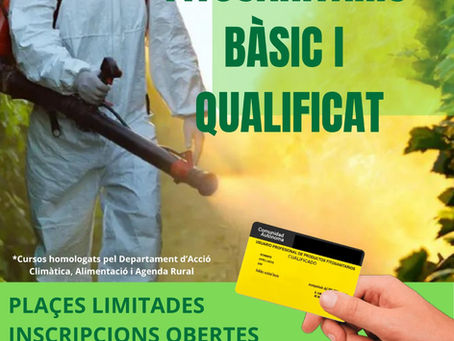 📢 Nou curs d’Aplicador de Productes Fitosanitaris