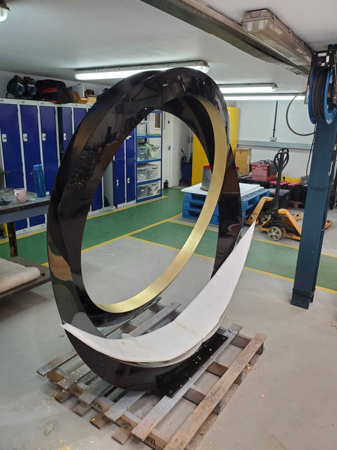bespoke metal circle