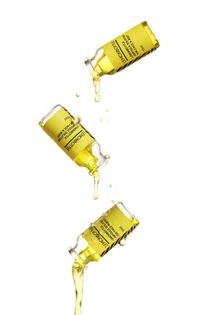 Lemon bottles dripping
