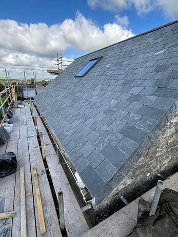 roof installation with roof window