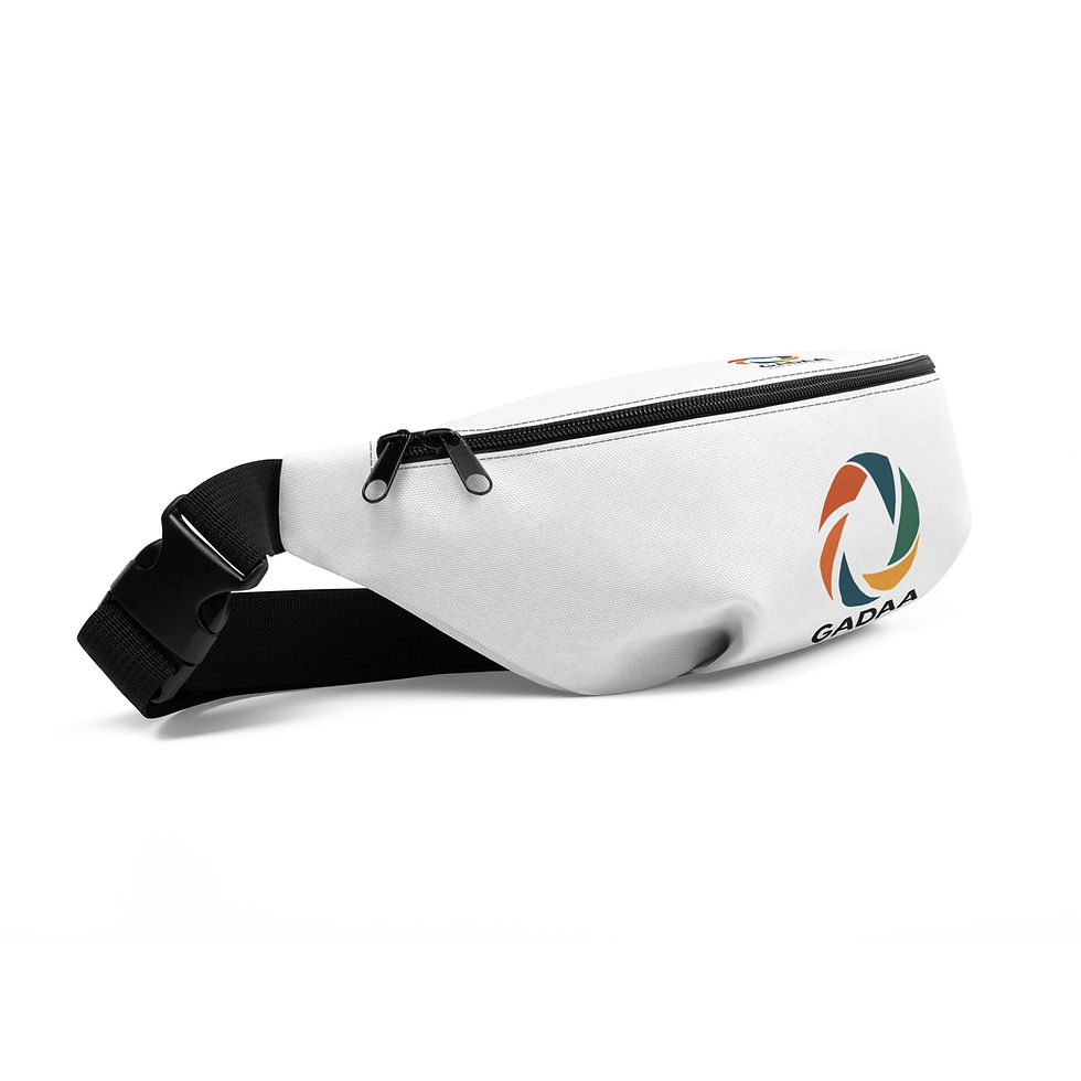 Thumbnail: GADAA Fanny Pack – Minimal Waist Bag with Cultural Print