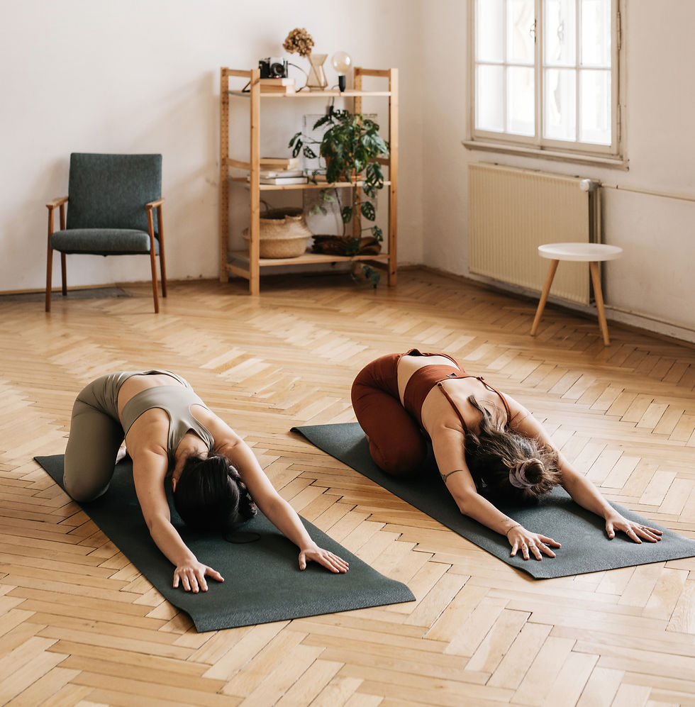 child's pose yoga asana