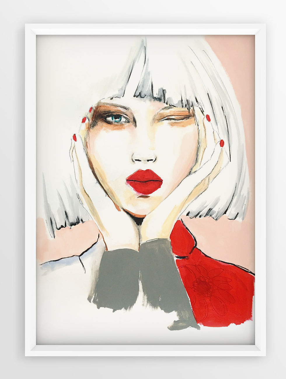 Thumbnail: Art print - Wink