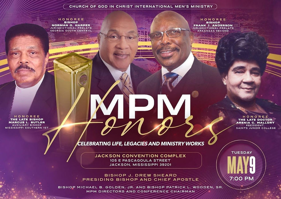 COGIC Men's Ministry Presents: MPM Honors