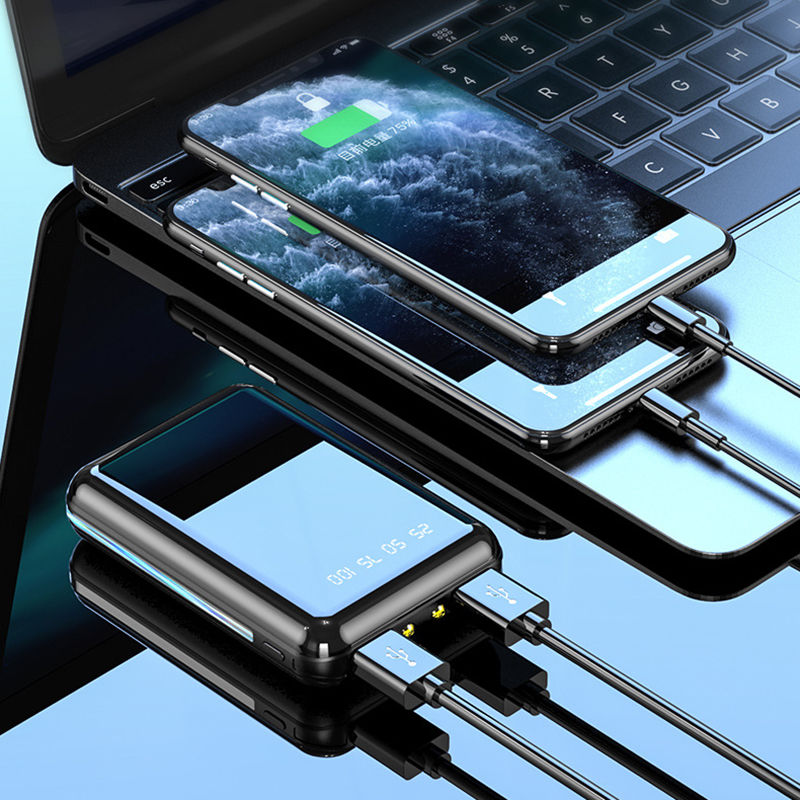 Thumbnail: Portable Power Bank 20000mAh 2.1A Fast Charging External Battery Pack for iPhone