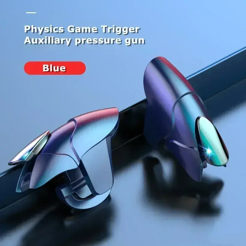 Thumbnail: 1Pair ABS Black Shark Mobile Phone PUBG Game Trigger Aim Shooting L1R1 Key Butto