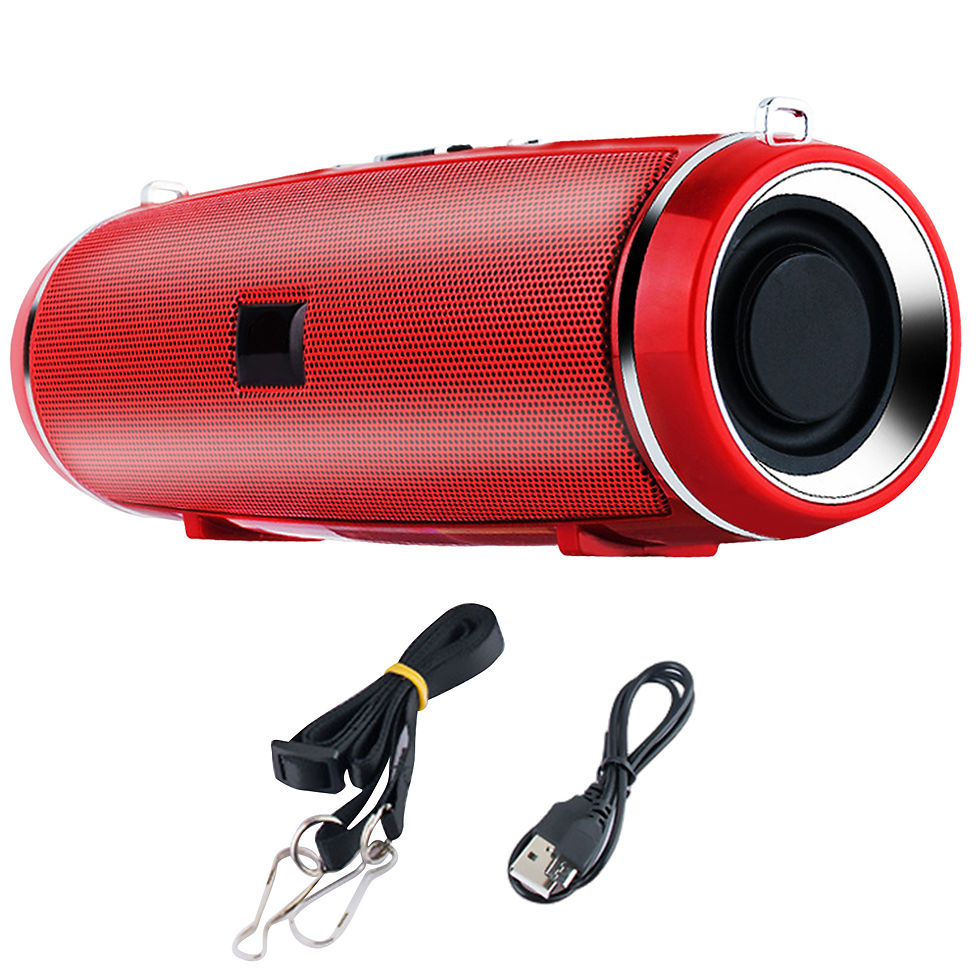 Thumbnail: Ultra Loud Wireless Speaker with Shoulder Strap Full-Range Speakers Rechargeable