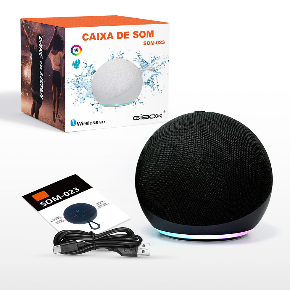 Thumbnail: Portable Outdoor Alexa Bluetooth Speaker Designed for Owl With High-quality Soun