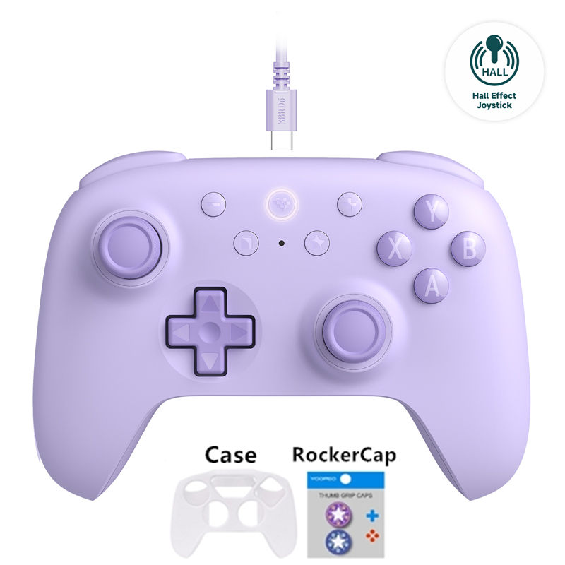 Thumbnail: New 8BitDo Ultimate 2C Wired Gaming Controller For PC Windows 10/11 Steam Deck R