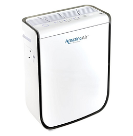 AmazingAir 2000 white compact 4-in-1 air purifier on a white background