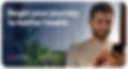 Man smiling at phone, indoors, with plants around. Text reads "Begin your journey to better health. Blood testing made easy. Medichecks."