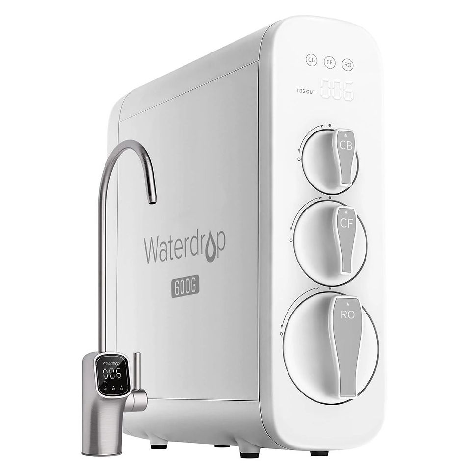 Waterdrop Under sink 3 stage water filter with smart faucet