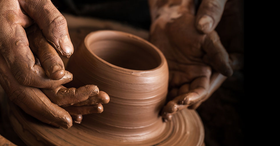 God the potter shaping man in his image