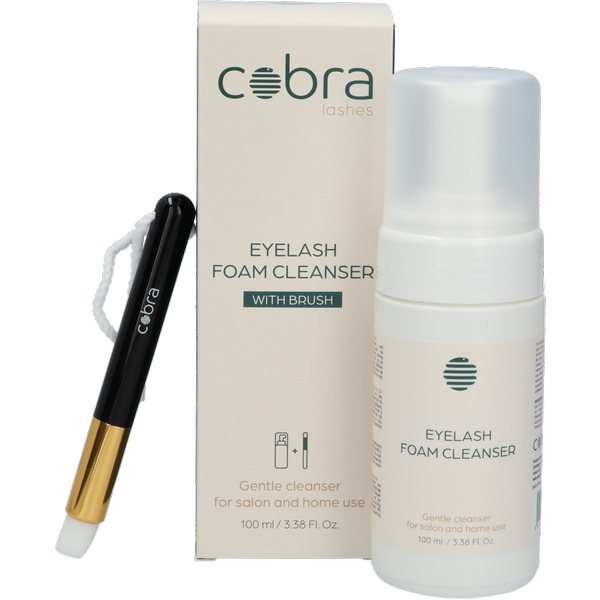 Cobra Eyelash Foam Cleanser 100 ml + Reinigingsborstel