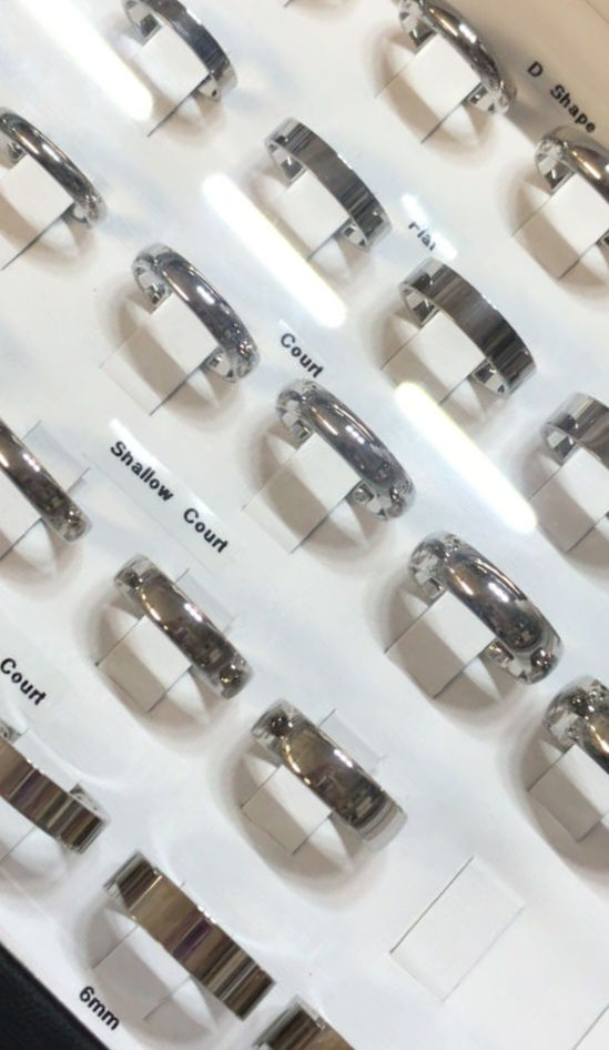 Thumbnail: Wedding Rings made to order from £360