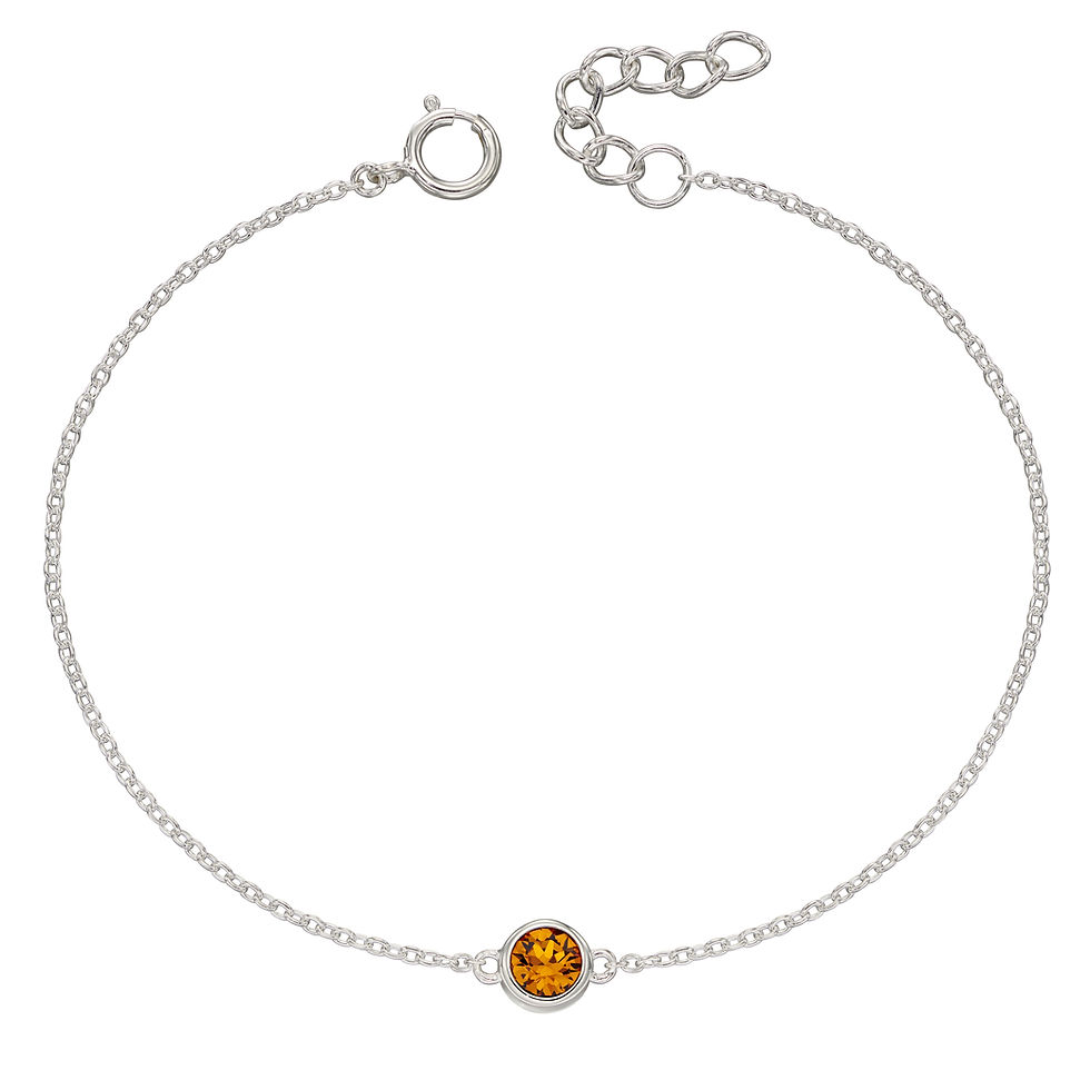 Thumbnail: Birthstone Bracelet with Swarovski Crystal