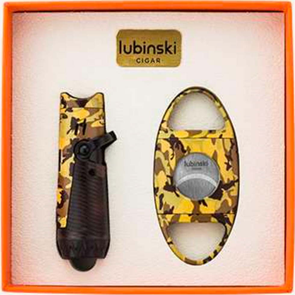Thumbnail: Lubinski 3-Piece Cigar Gift Set retail packaging – available at Havana Castle Cigars Canada