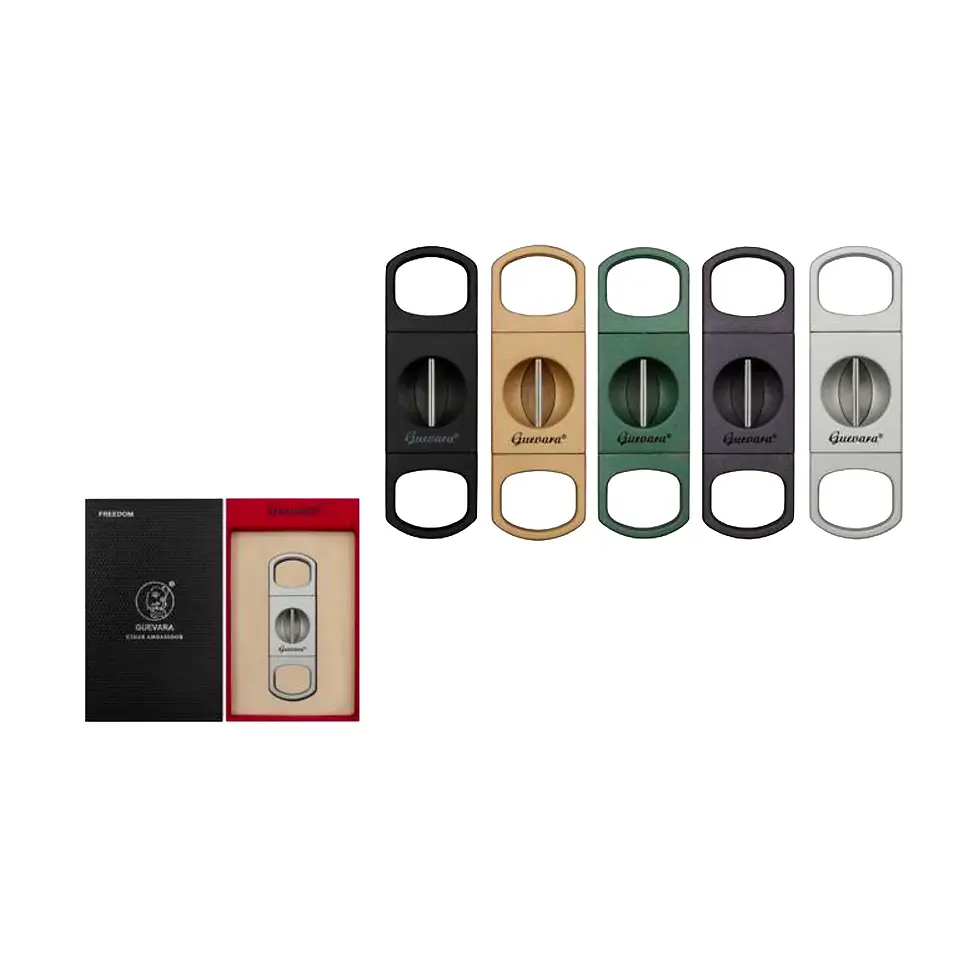 Guevara Modern Double Blade Cutter – premium double blade cigar cutter – Havana Castle Cigars Canada