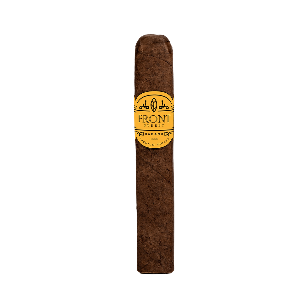 Thumbnail: Front Street Yellow Boxpress Robusto cigar, medium strength, Ecuador wrapper – Havana Castle Cigars Canada