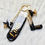 Thumbnail: Black resin bookmark and keychain letter