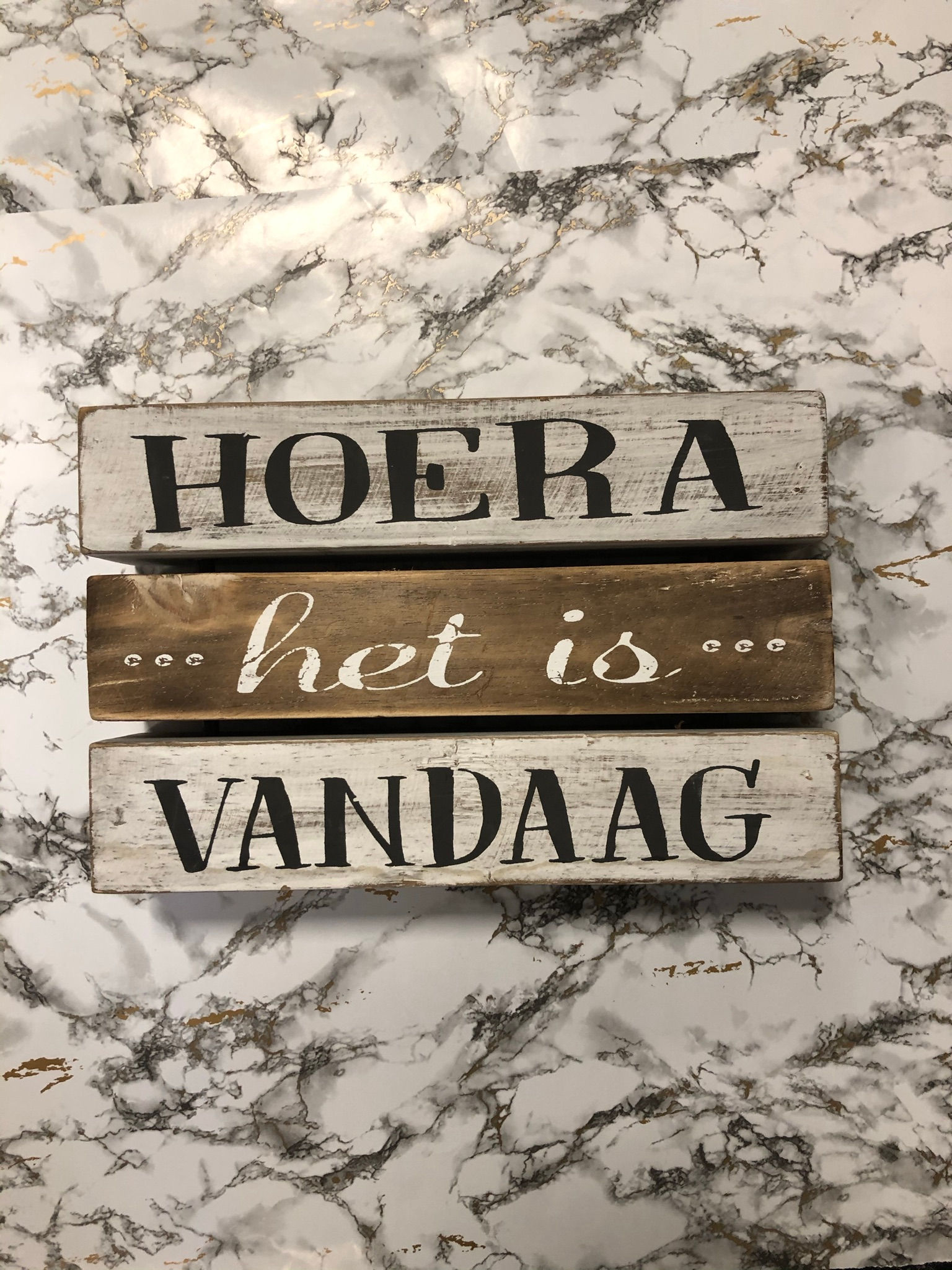 tekstblok hoera vandaag