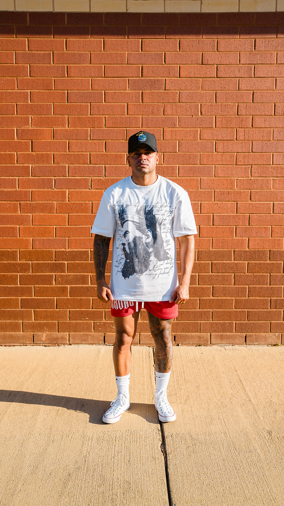 Thumbnail: KINGS  MESSAGE ALL WHITE OVERSIZED TEE