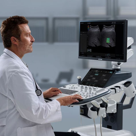 Ecografo con elastografia hepatica