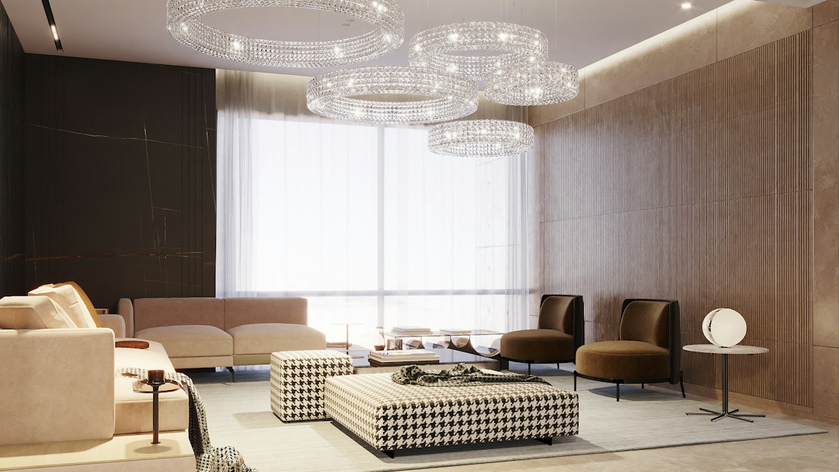 Staged living room with neutral decor, an example of home staging tips to sell a house in Lakewood, CO