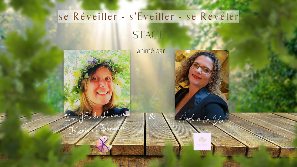 Stage "se Réveiller - s'Eveiller - se Révéler"
