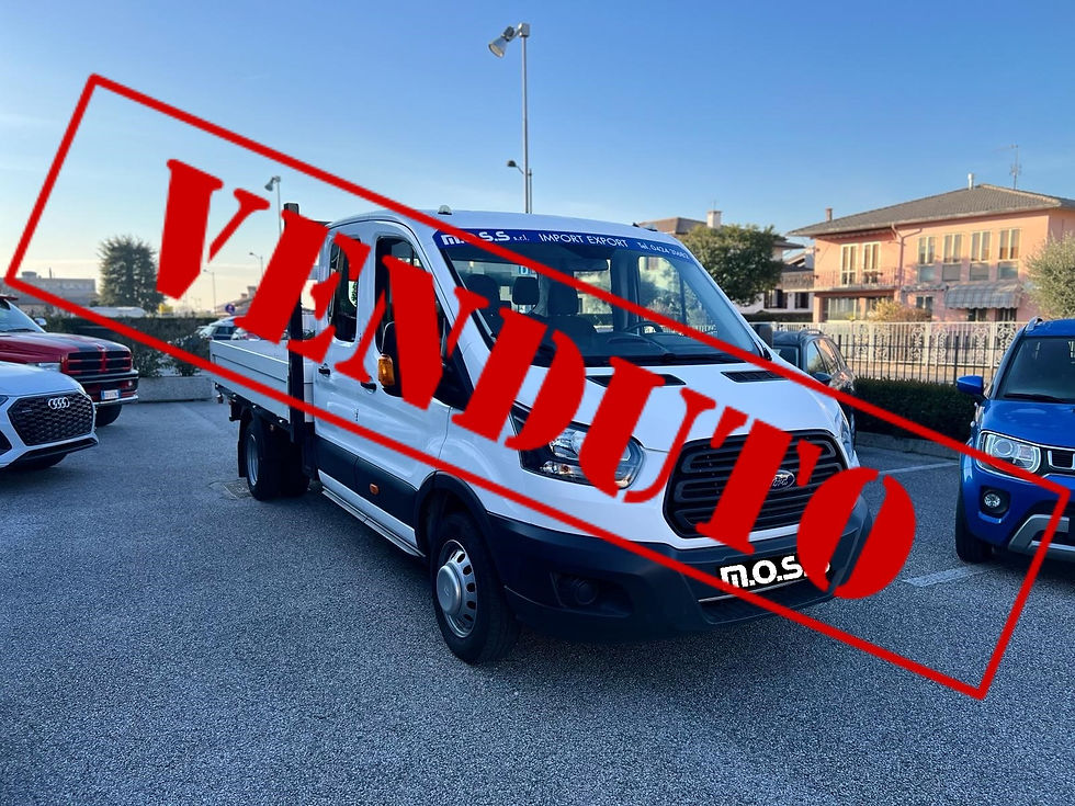 FORD TRANSIT DOPPIA CABINA GEMELLATO