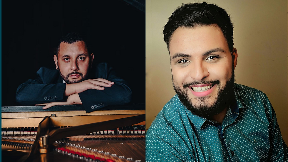 O pianista Diego Willian e o contratenor João Luiz Júnior | Divulgação