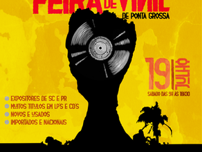 Ponta Grossa recebe sua primeira Feira de Vinil com expositores do Paraná e Santa Catarina